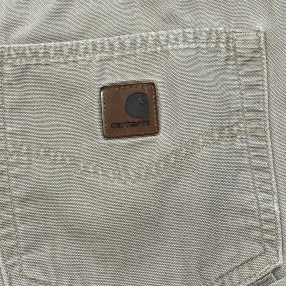 Carhartt Cargo Pants Men's 40x32 Khaki Loose Fit Utility Carpenter 0214